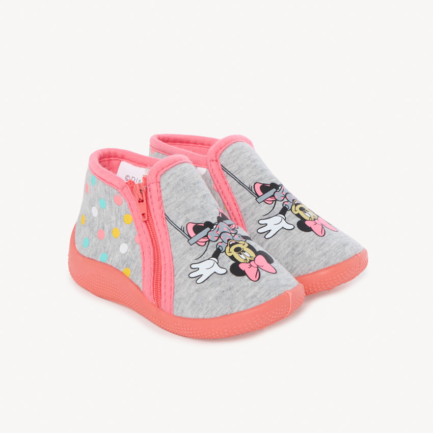 Chaussons print Minnie Disney para bebé niña 