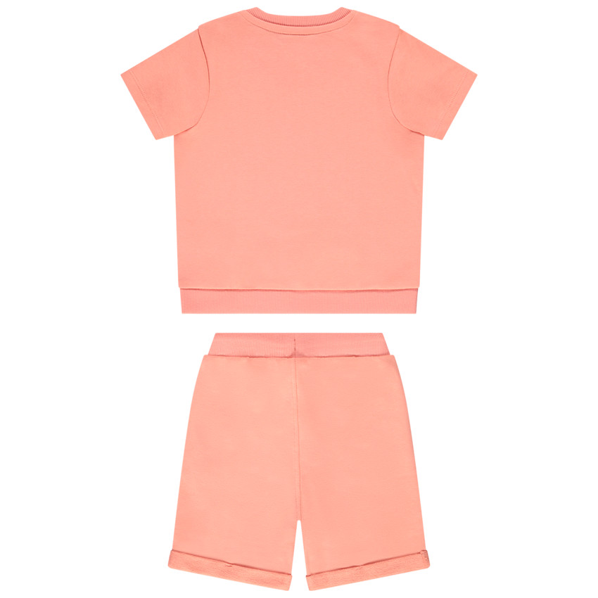 Conjunto de 2 piezas de felpa con estampado de mono para bebé niño 