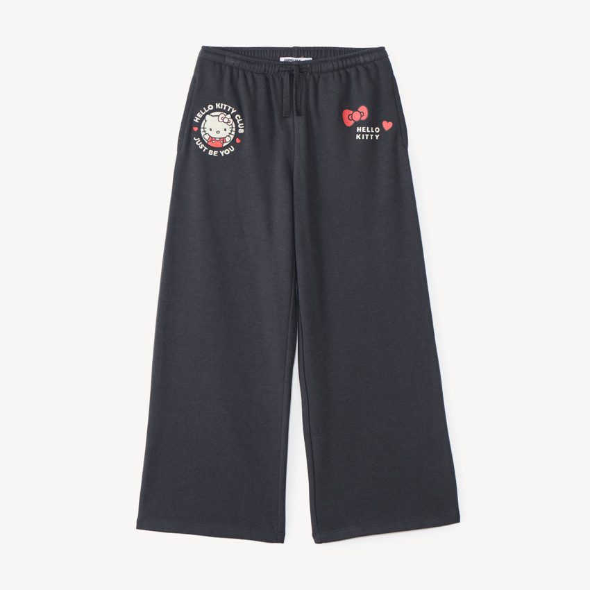 Pantalón de chándal para niña con parche de Hello Kitty 