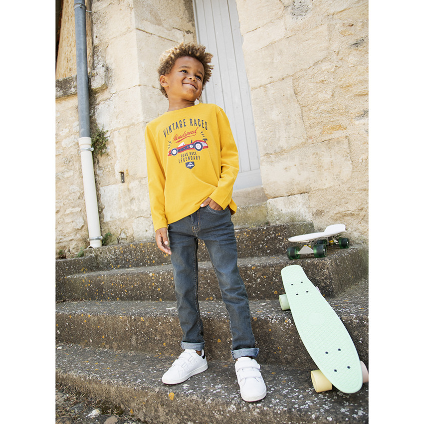 Pantalón slim desgastado para niño 