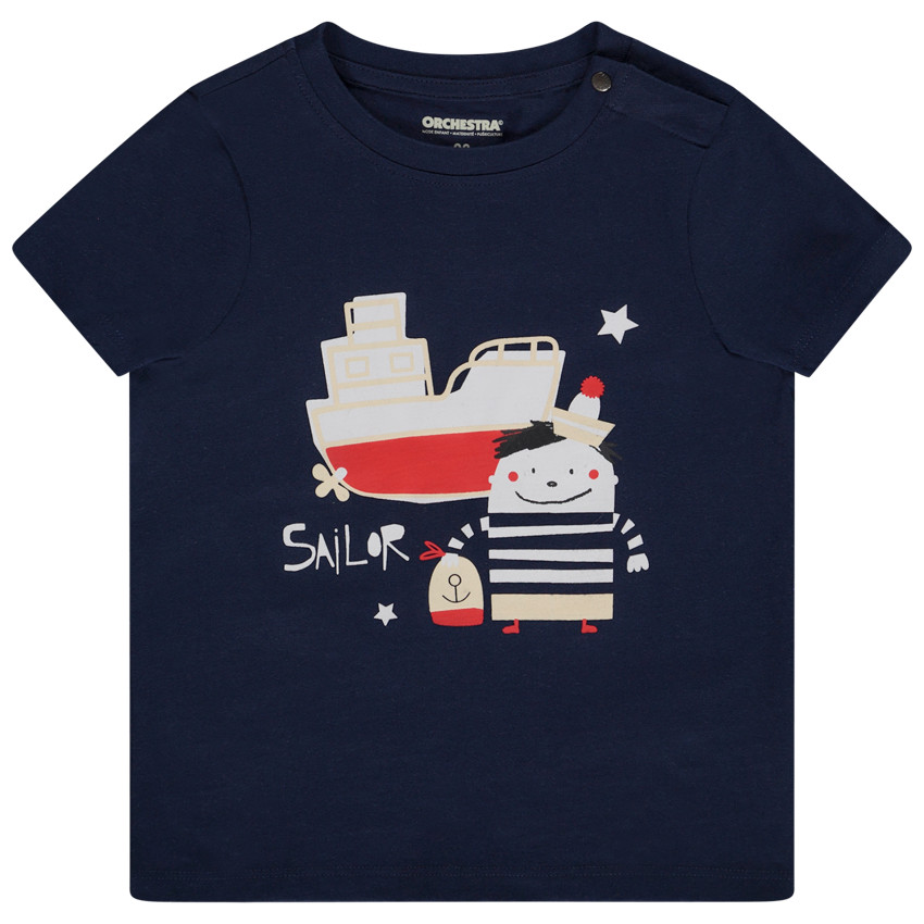 Camiseta manga corta print fantasía para bebé niño 