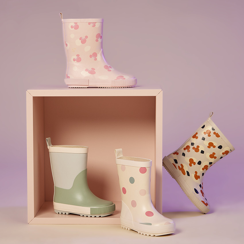 Botas de lluvia estampado Mickey Disney para bebé niño 