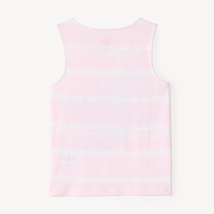 Camiseta sin mangas con estampado tie dye de Stitch de Disney para niña 
