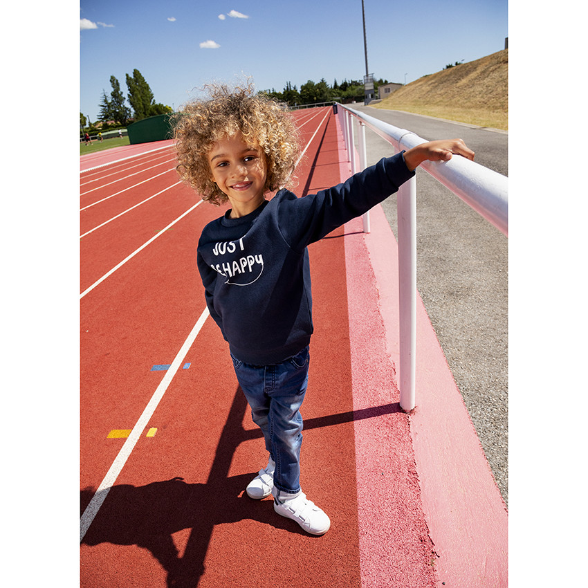 Pantalón slim desgastado para niño 