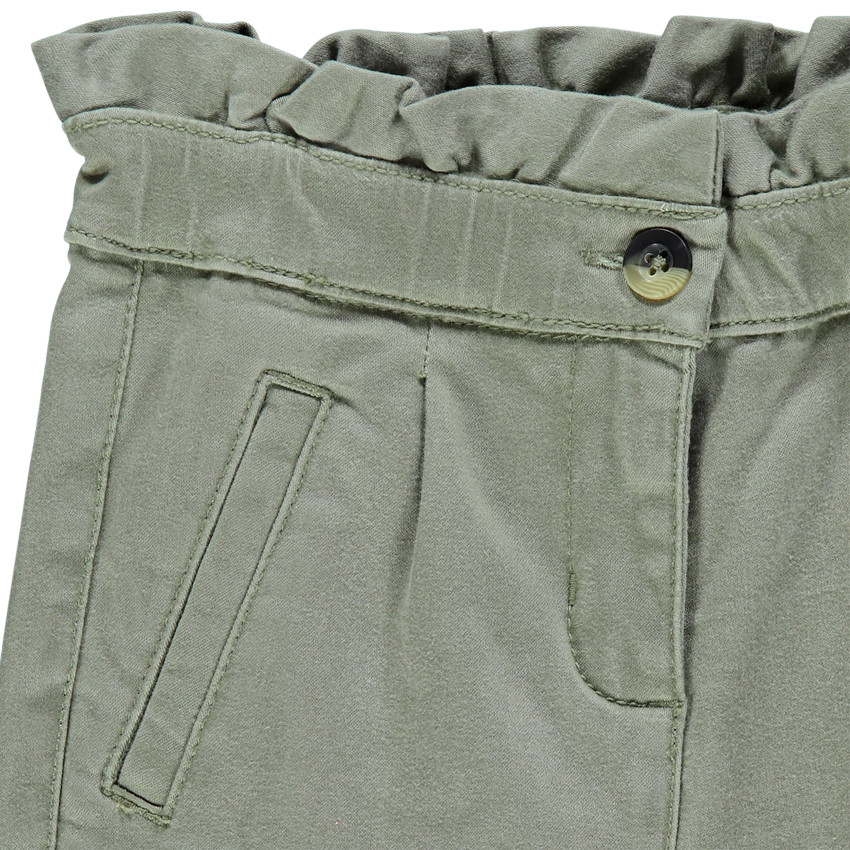 Pantalón de tiro alto con cintura elástica Main Pantalón de tiro alto con cintura elástica