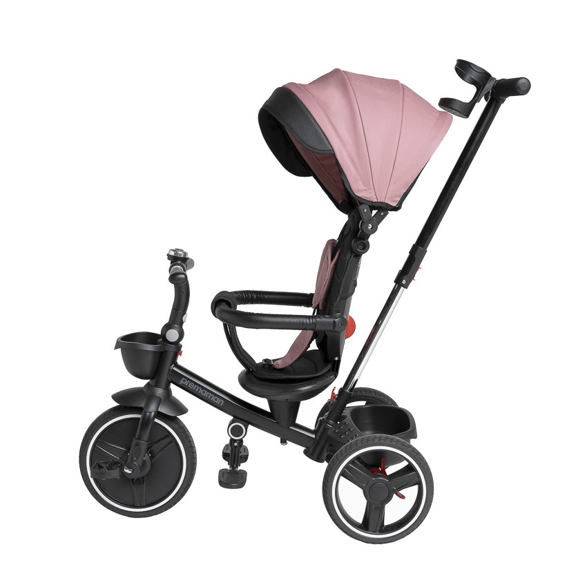 Tricycle évolutif Triky 5 en 1 rose 