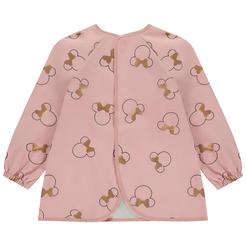Delantal de manga larga con estampado de Minnie Disney para niña 