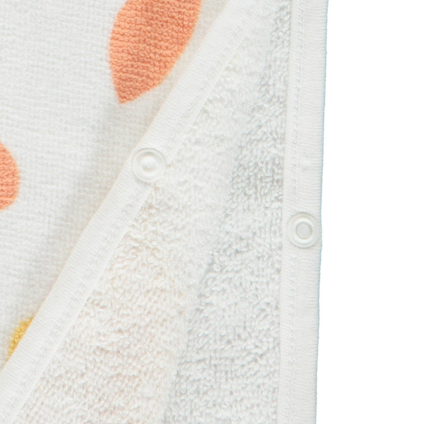 Capa de baño con capucha de rizo estampado jungle para bebé niño 