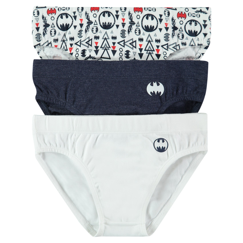 Lot de 3 slips en coton BATMAN 