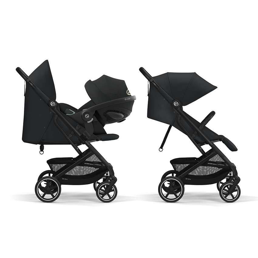 Silla de paseo compacta Beezy 2024 Black/ Magic Black 