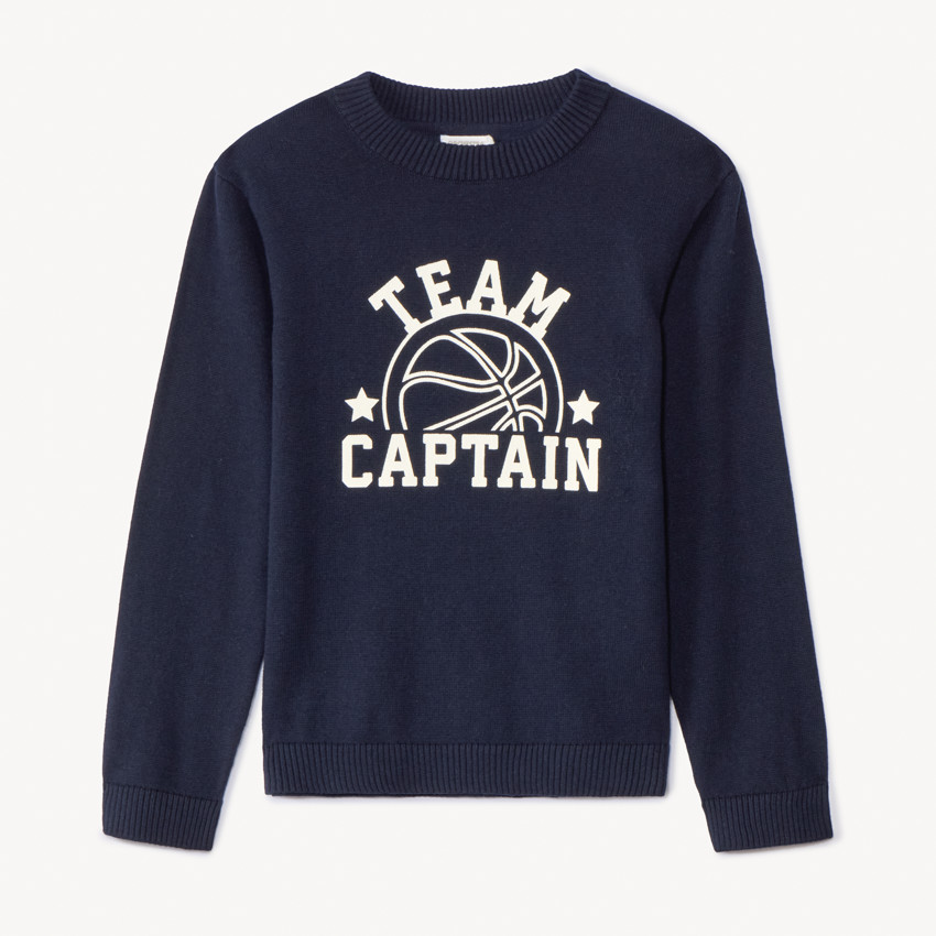 Jersey de punto estampado para niño 
