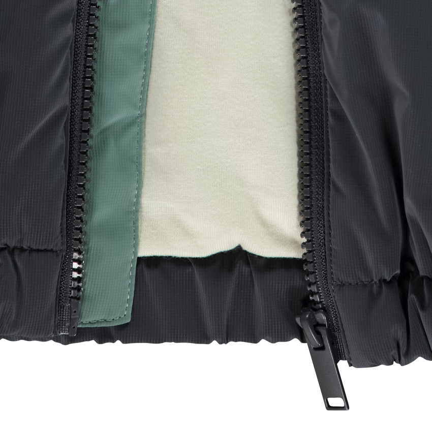 Chubasquero bicolor forrado de jersey para niño 