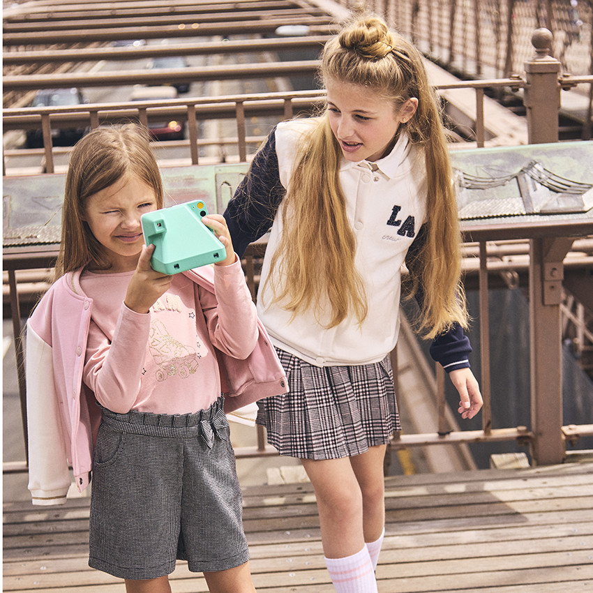 Short de milano a cuadros con lazo para niña  Additional Short de milano a cuadros con lazo para niña