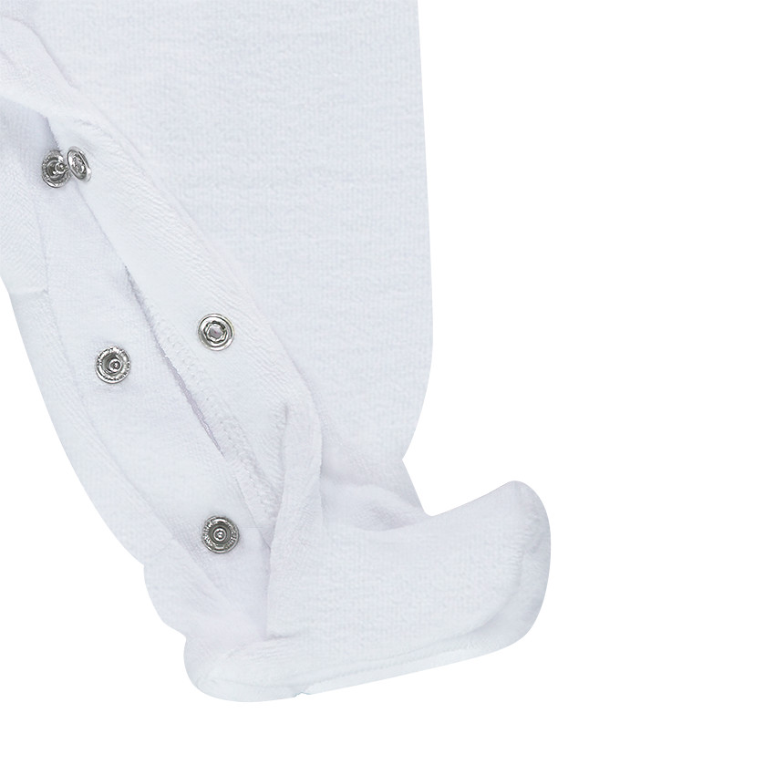 Pelele de terciopelo bordado Feather 