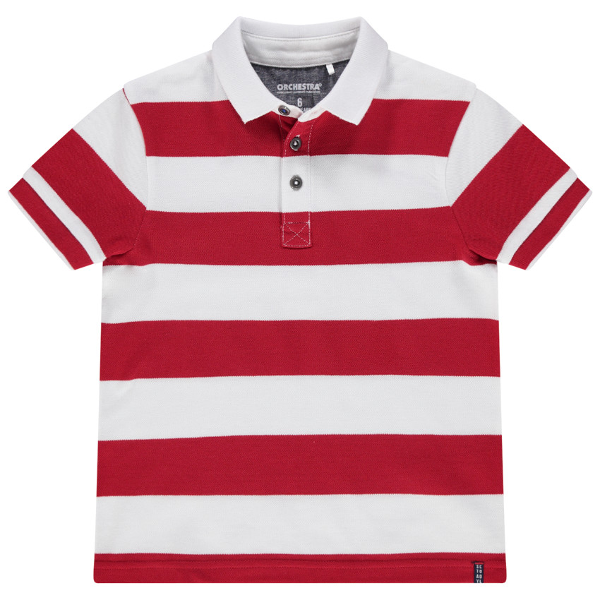 Polo con rayas algodón orgánico 