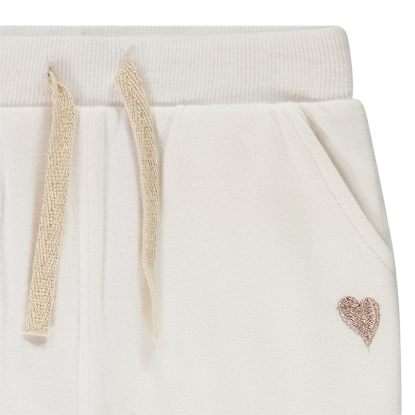 Jogging de felpa lisa para bebé niña 