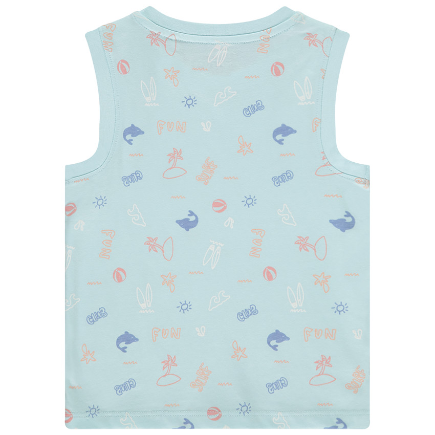 Camiseta sin mangas print fantasía para bebé niño  Additional Camiseta sin mangas print fantasía para bebé niño