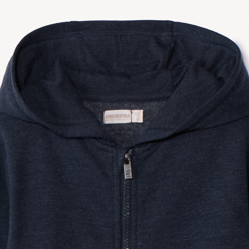 Sudadera con capucha de felpa lisa para niño  Additional Sudadera con capucha de felpa lisa para niño