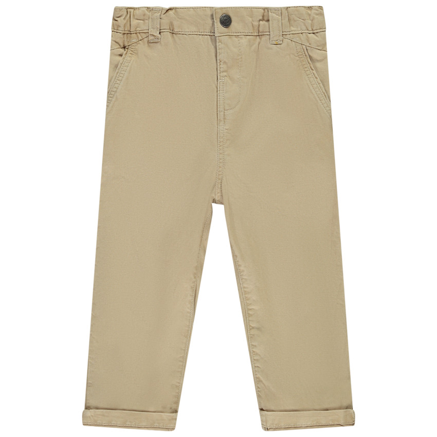 Pantalón chino de piqué liso para bebé niño 