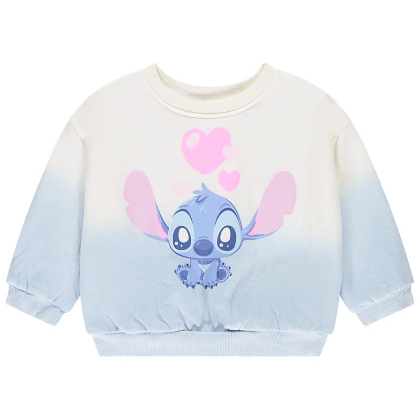 Sudadera de felpa efecto degradado Stitch Disney para bebé niña 