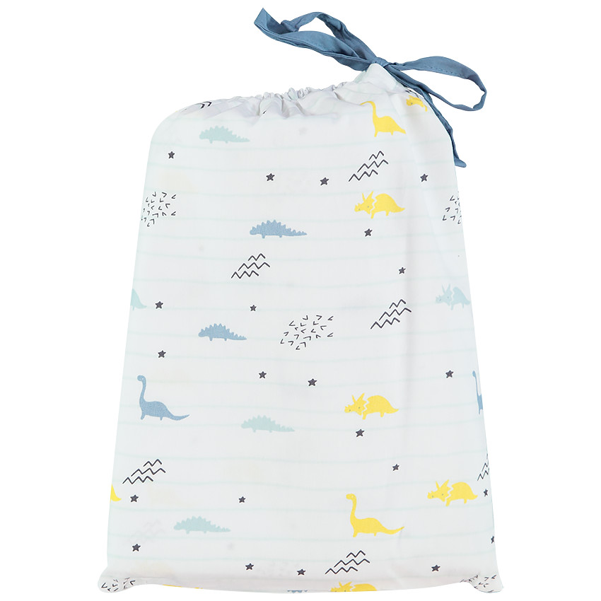 Juego de cama con funda nórdica y funda de almohada "Mis amigos los dinosaurios" 