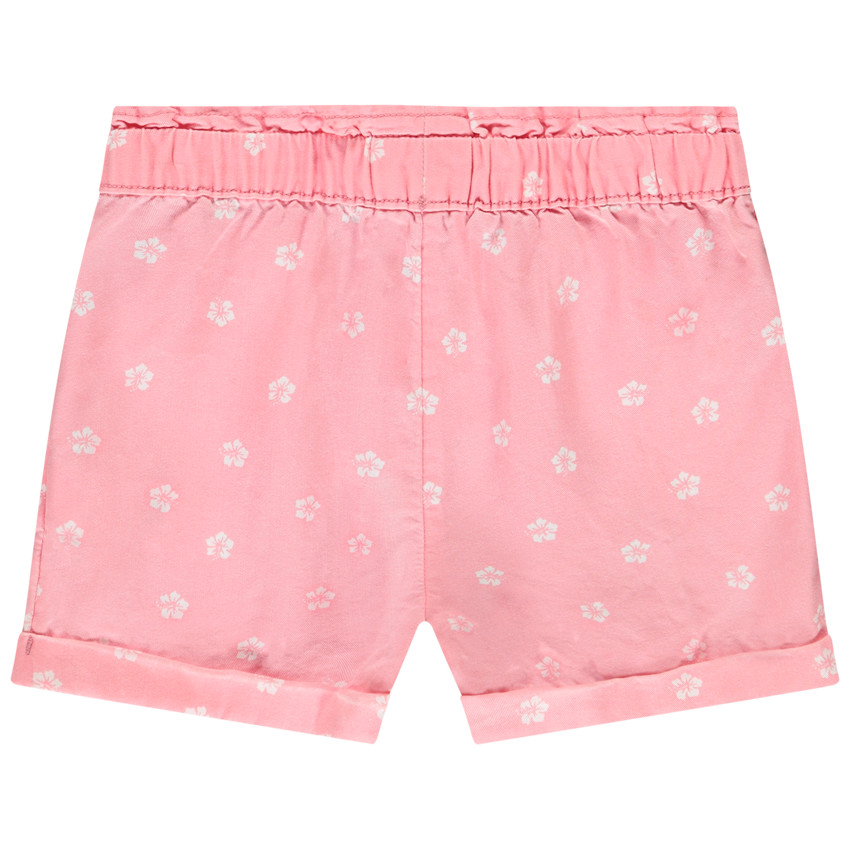 Short estampado flores de hibisco para niña 