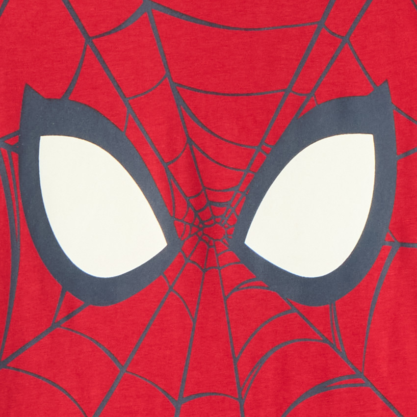 Conjunto de pijamas cortos de 2 piezas de Spiderman Marvel para niño. 