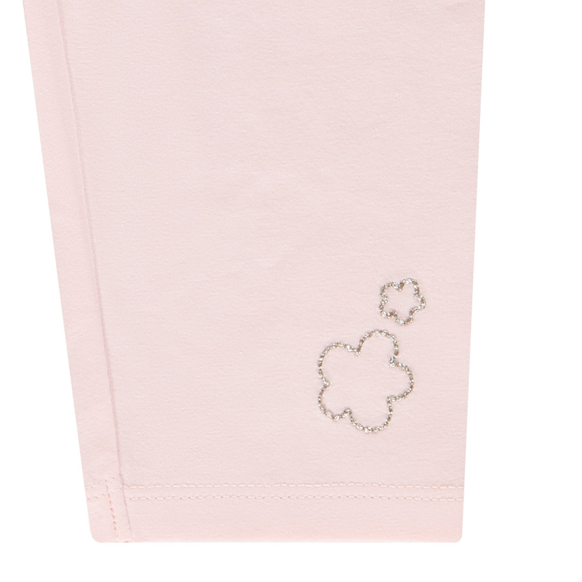 Ensemble en jersey tunique brodée + caleçon pour bébé fille  Additional Ensemble en jersey tunique brodée + caleçon pour bébé fille