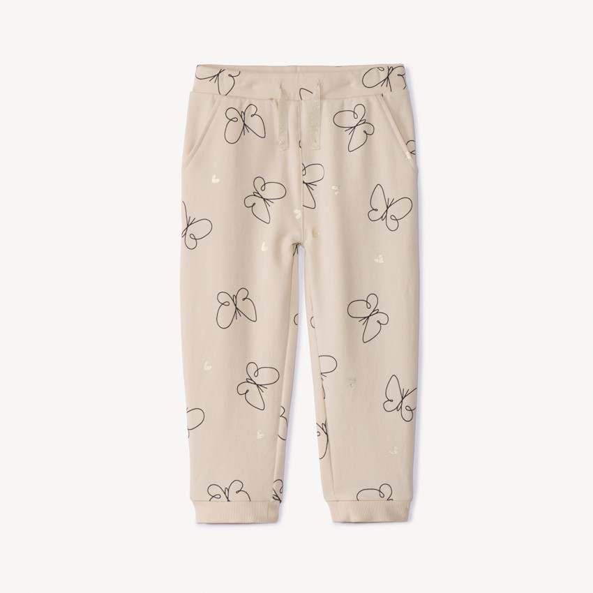 Pantalon de jogging imprimé fantaisie pour bébé fille  
