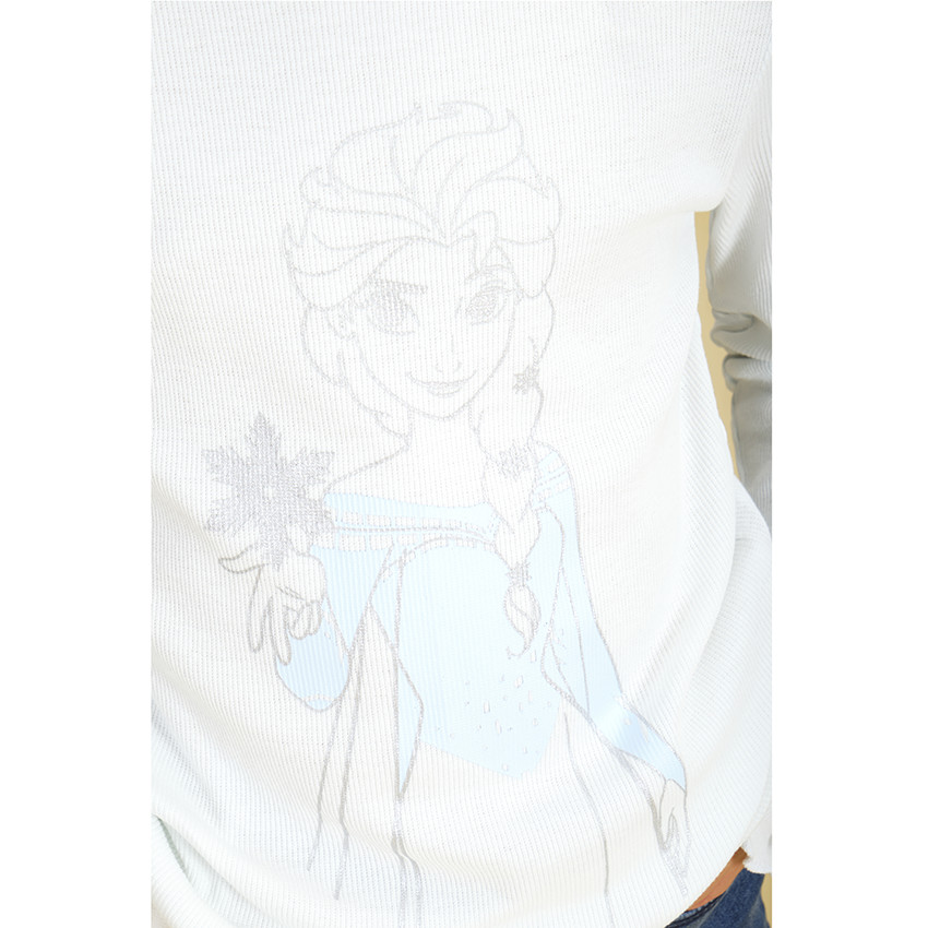 Camiseta interior de cuello cisne Frozen para niña 