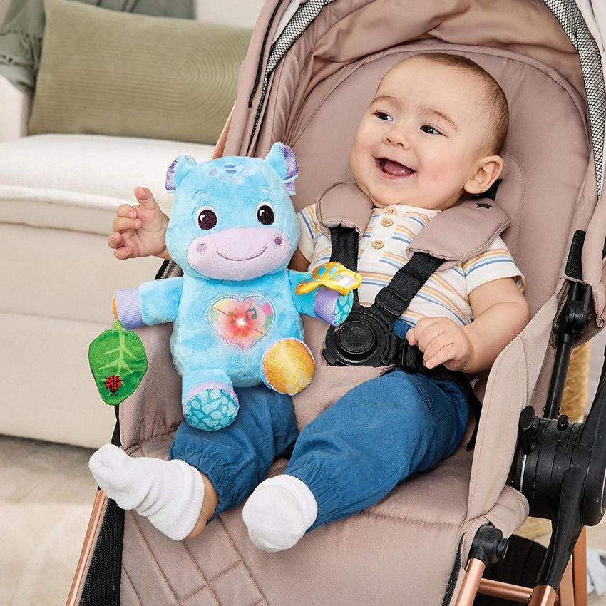 Peluche interactivo Federhipo mimoso azul 3M+ 