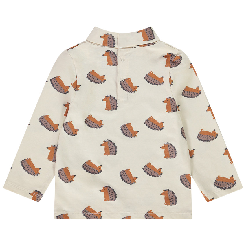 Pack de 2 camisetas interiores de cuello vuelto de punto para bebé niño 