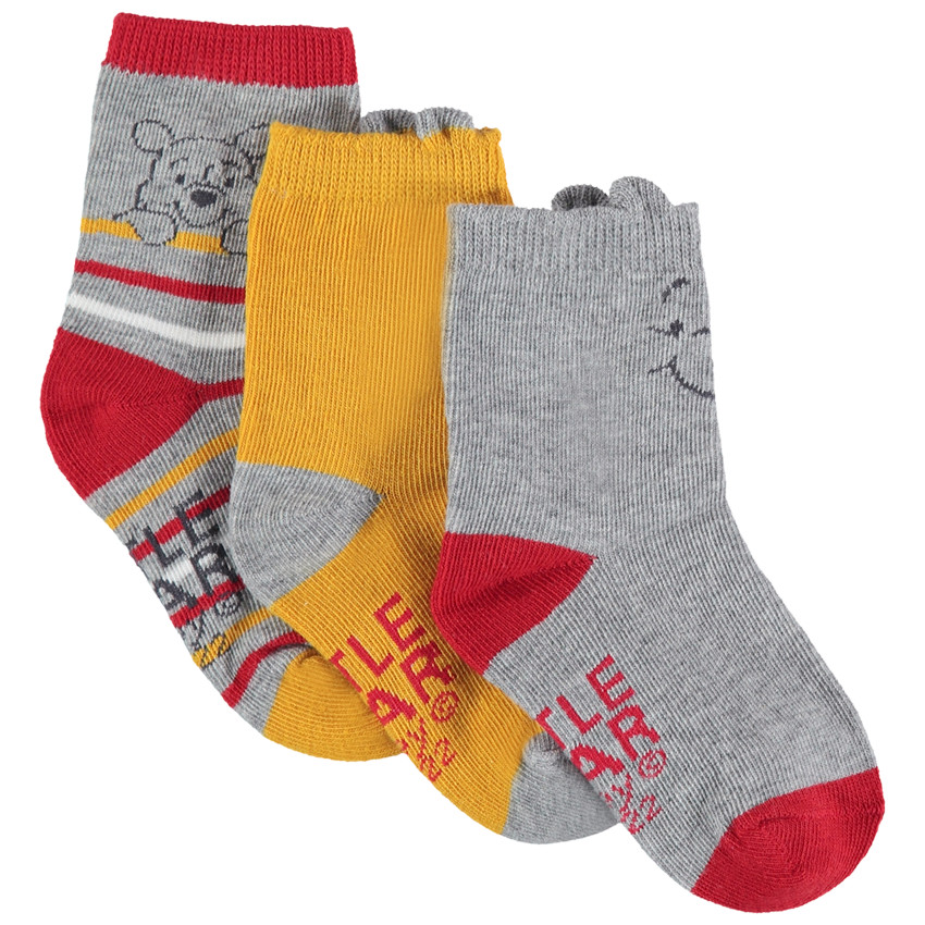 Pack de 3 pares de calcetines variados Winnie the Pooh Disney  