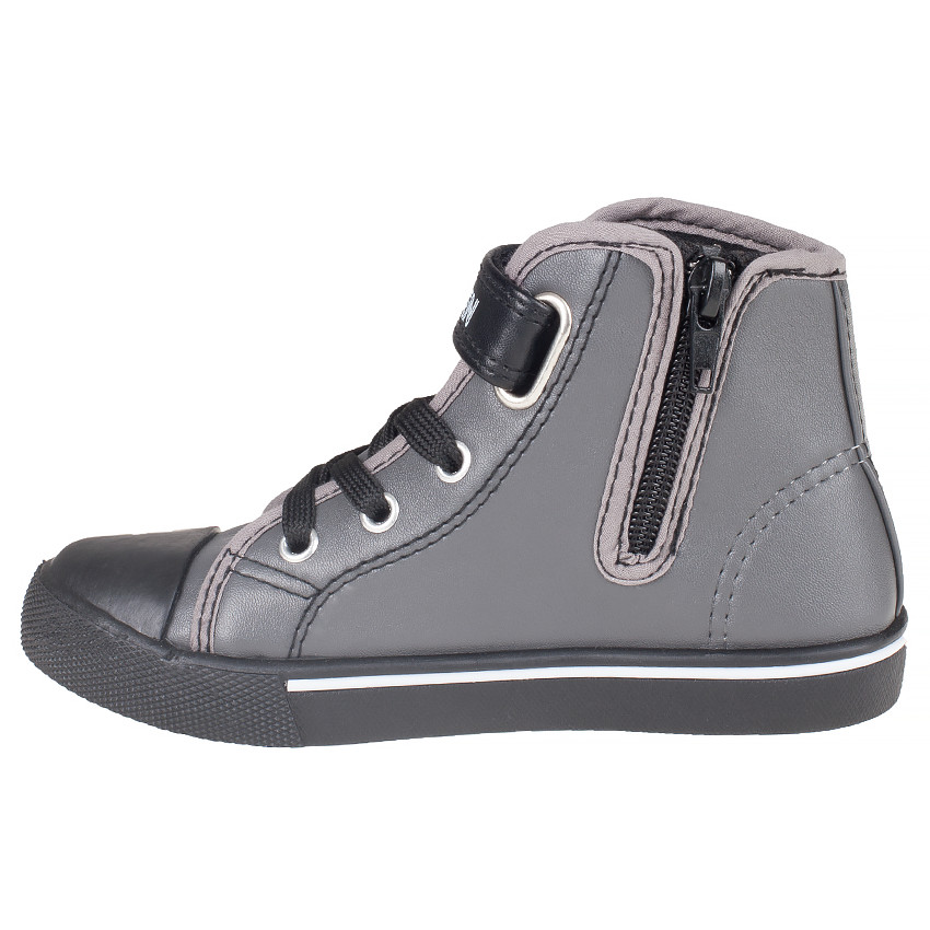 Zapatillas de deporte de caña alta con cordones con velcro Disney con impreso Cars 