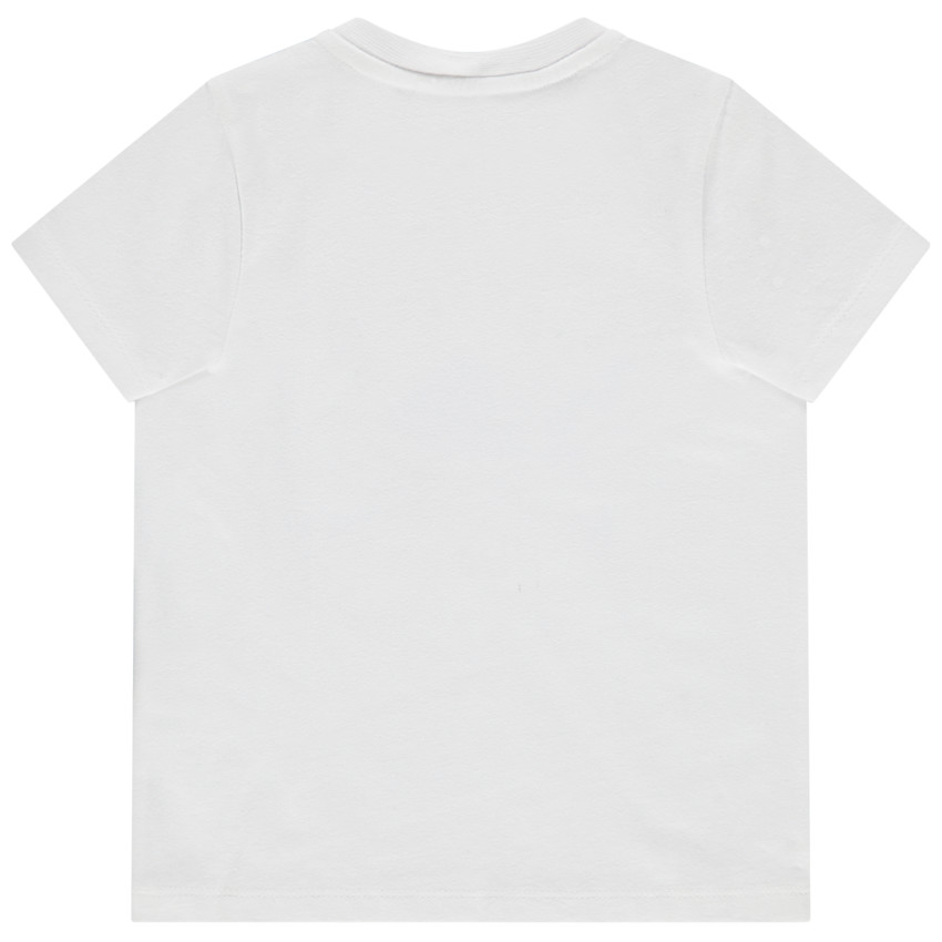 Camiseta de manga corta de algodón ecológico con estampado de superhéroes 