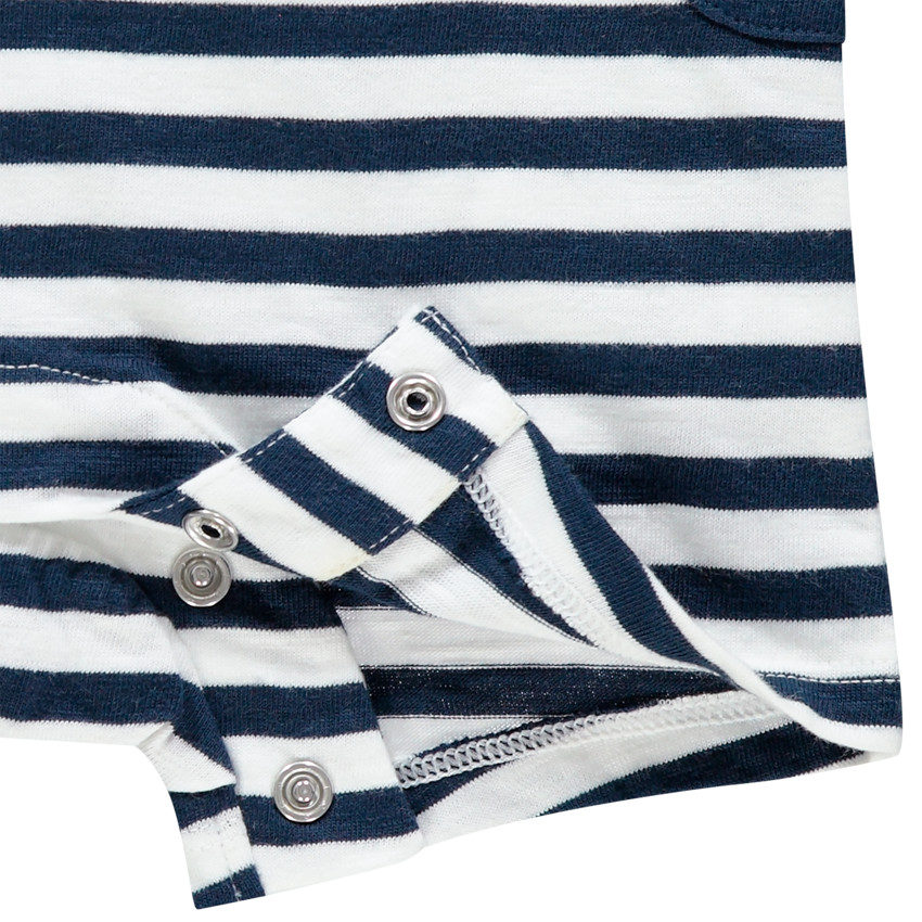 Pelele corto a rayas con parche de Mickey Disney  Additional Pelele corto a rayas con parche de Mickey Disney