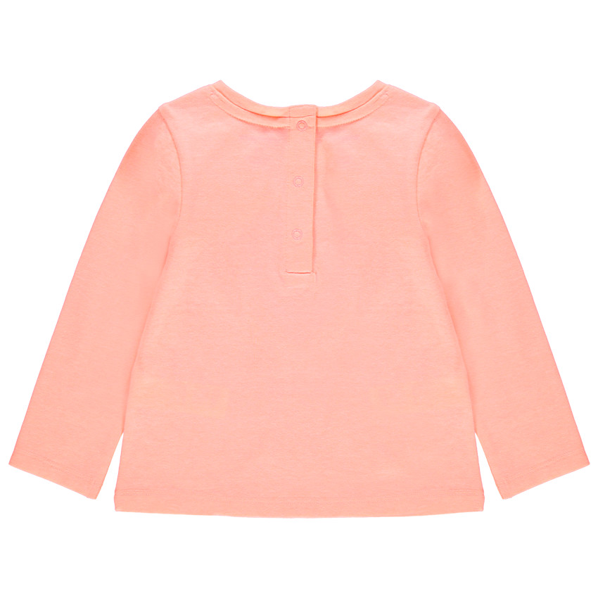 Camiseta de manga larga con corazones de lentejuelas 