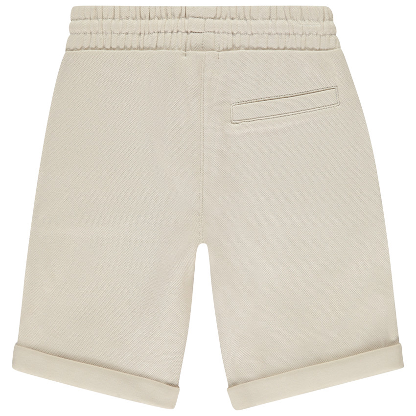 Bermudas de felpa piqué unicolor para niño 