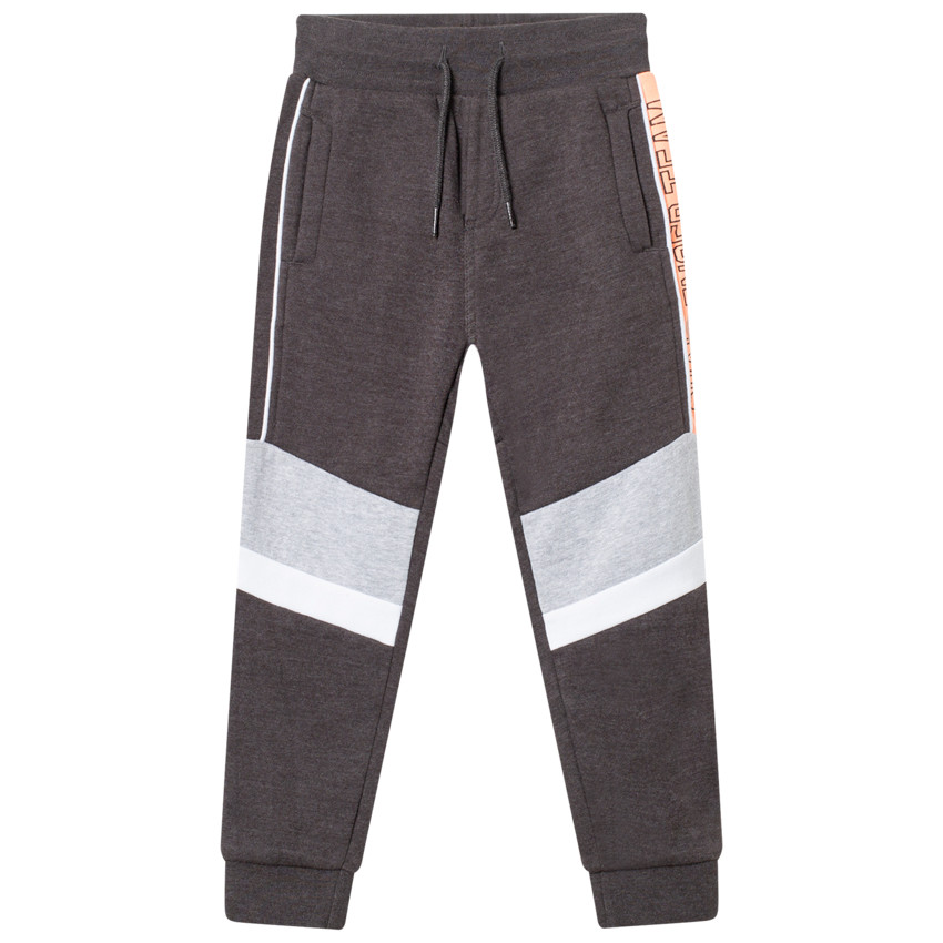 Pantalón de jogging de felpa con bandas 