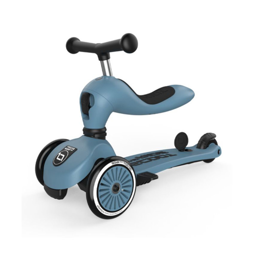 Highwaykick 1 Push & Go Scoot & Ride steel 