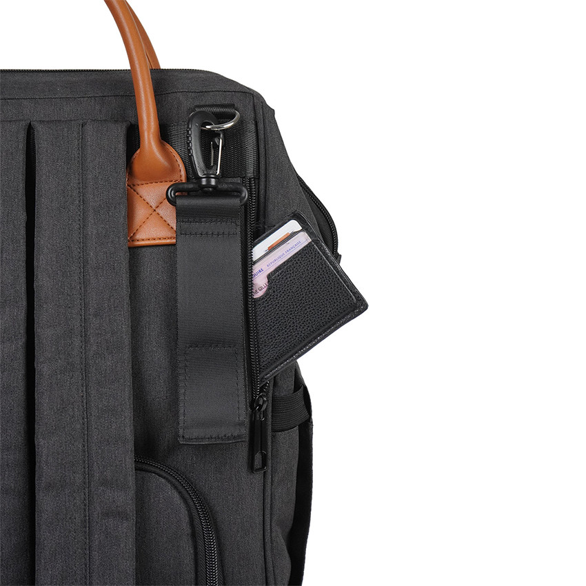 Mochila con cambiador Escapade gris oscuro 