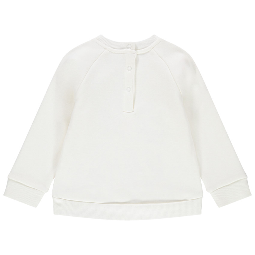 Sudadera de felpa con rayas y estampado María Disney 