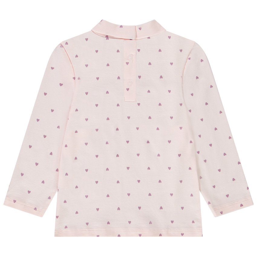 Pack de 2 peleles de fantasía con cuello alto para bebé niña 