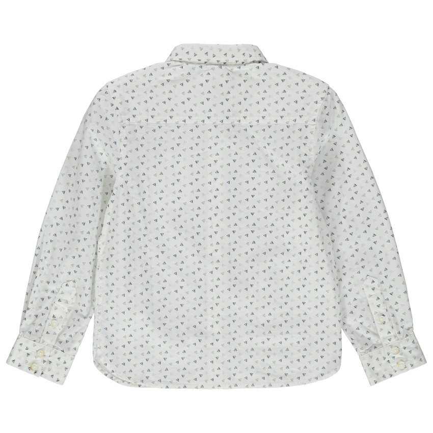 Camisa de manga larga con estampados gráficos all-over y bolsillos  Additional Camisa de manga larga con estampados gráficos all-over y bolsillos