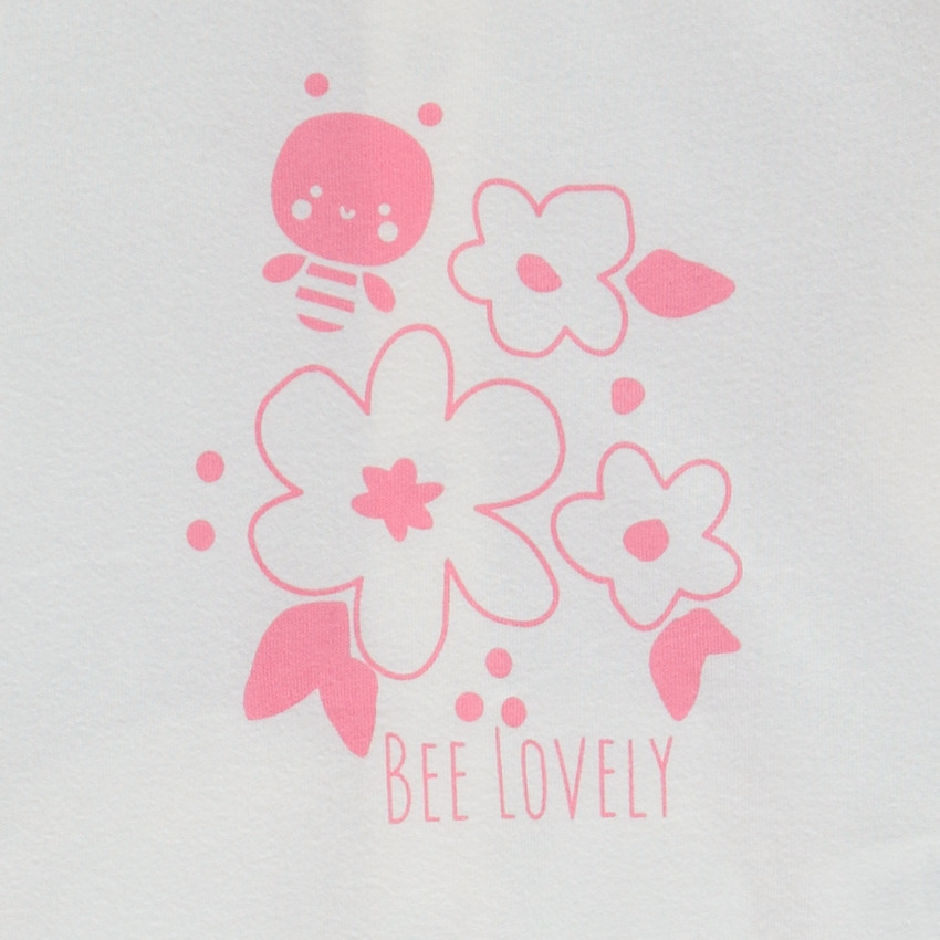 Pelele de punto de jersey con estampado fantasía para bebé niña 