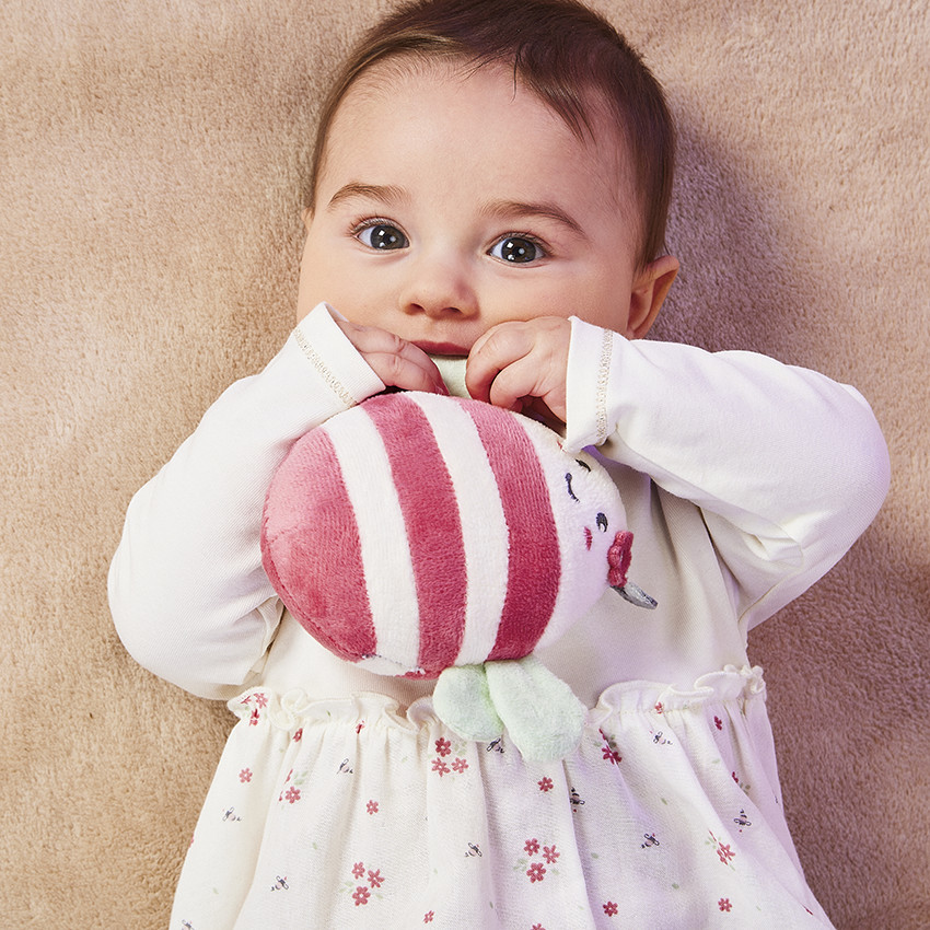 Peluche de abeja de terciopelo para bebé niña 