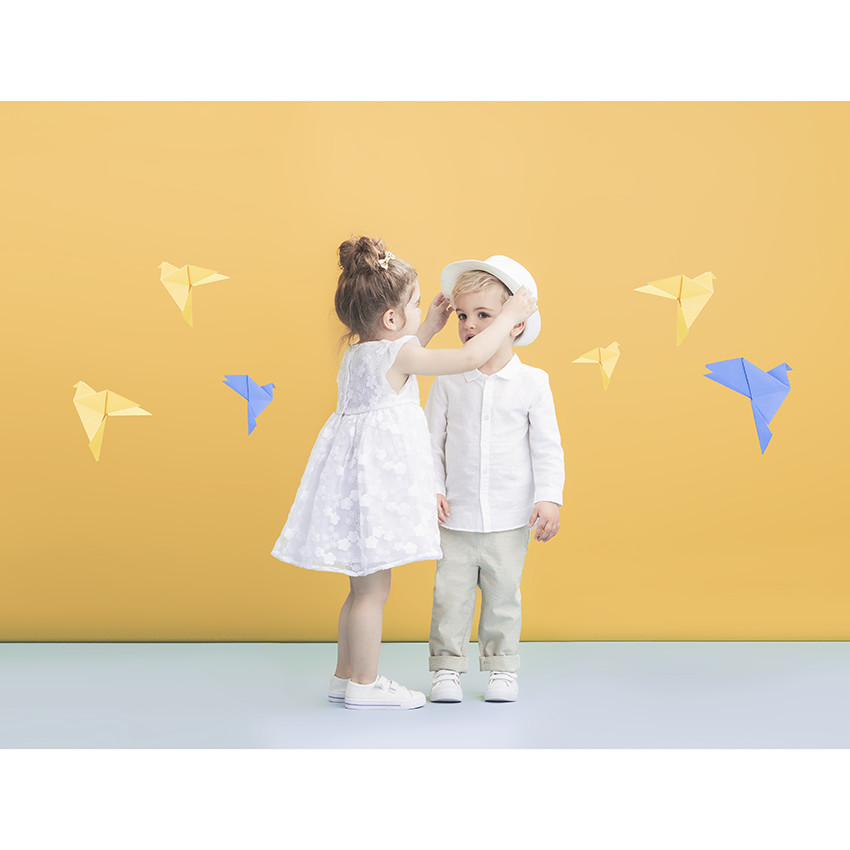 Conjunto de camisa lisa y pantalón de algodón 