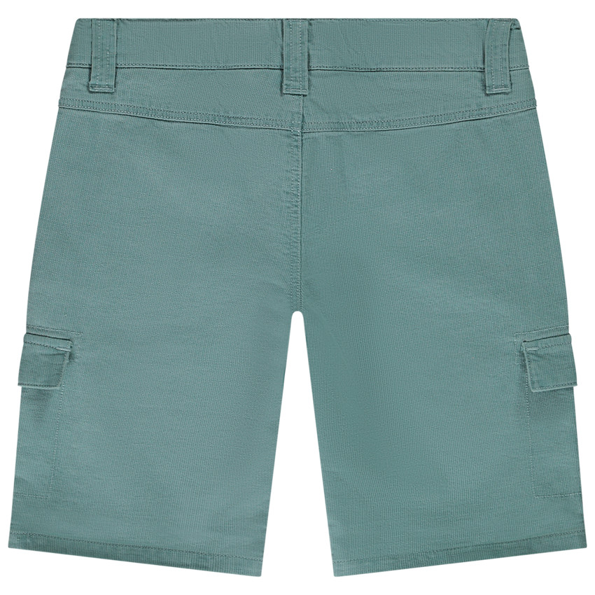 Bermuda liso estilo cargo para niño 