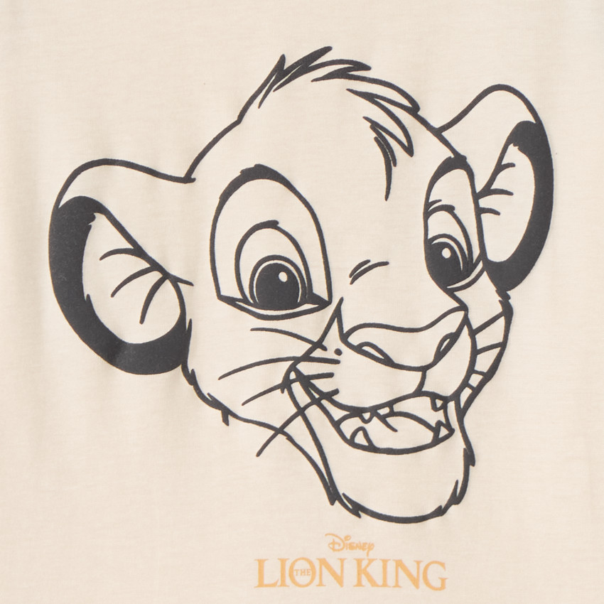T-shirt à manches longues Flock print Roi Lion Disney pour bébé garçon  