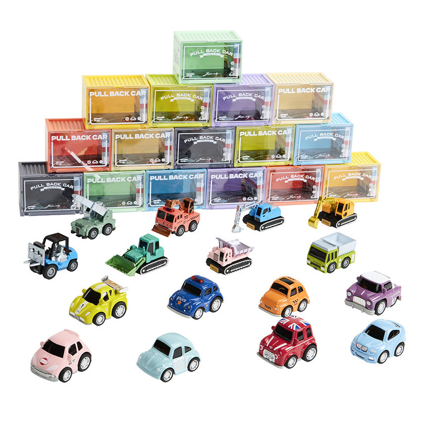 Véhicule miniature à friction Voiture turquoise 